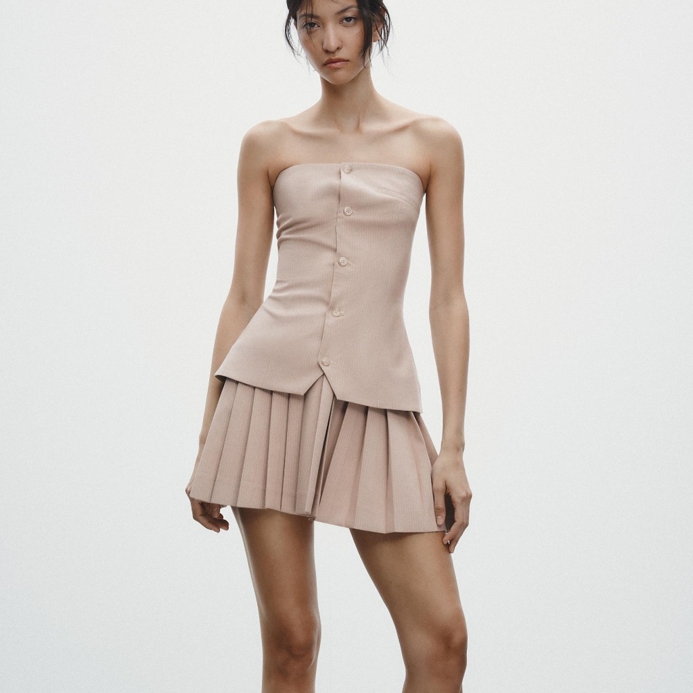 Zara Short Strapless Dress - Picture 4 of 5